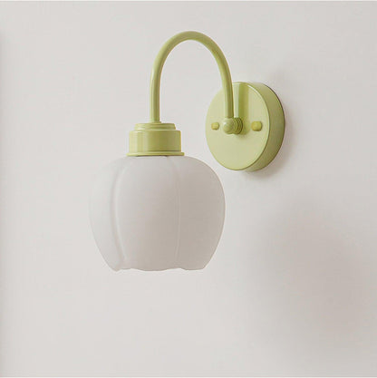 Enchanting Wall Light | Flower Design | Green/White