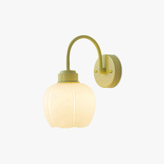 Enchanting Wall Light | Flower Design | Green/White