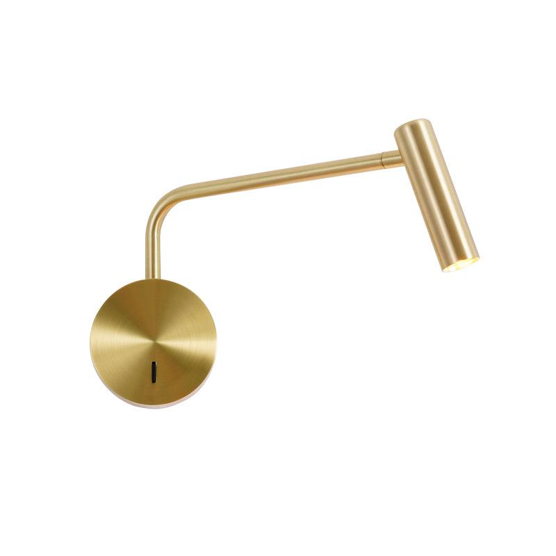 LED Wall Sconce | Metal | Set of 2 | Black, White, Gold, Sand Nickel