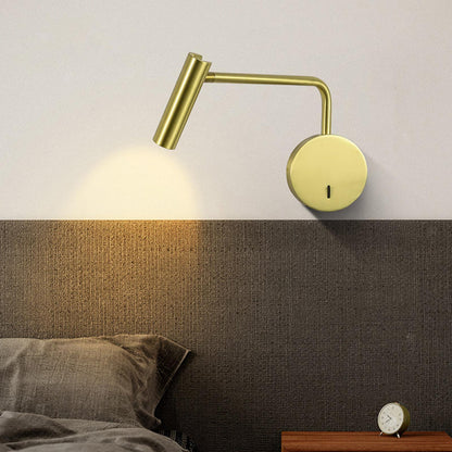 LED Wall Sconce | Metal | Set of 2 | Black, White, Gold, Sand Nickel
