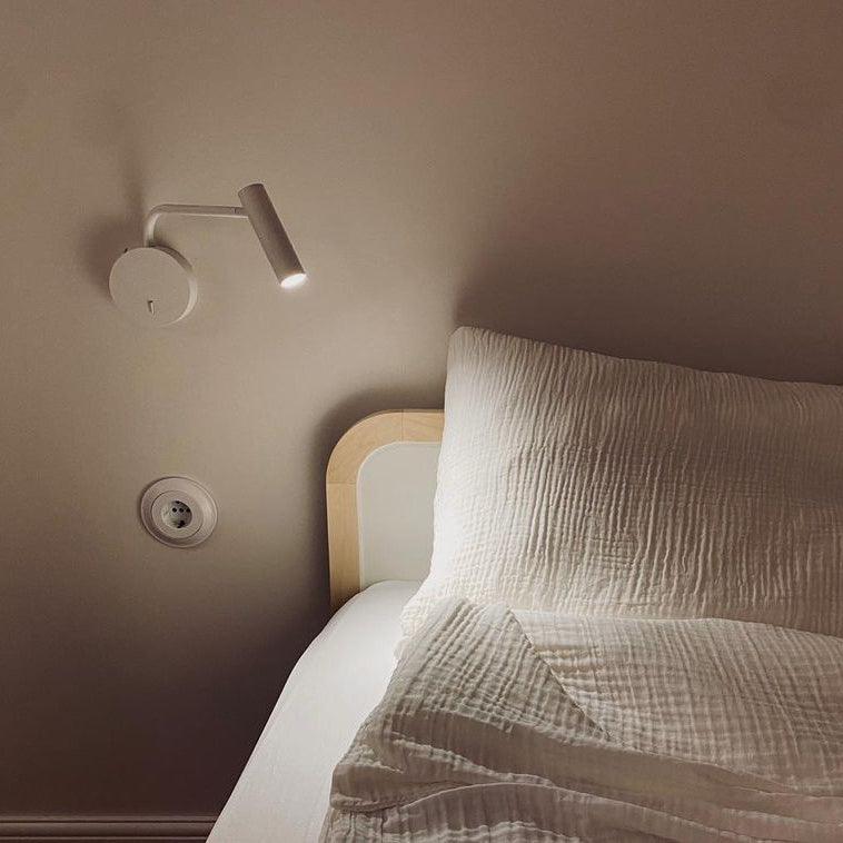 LED Wall Sconce | Metal | Set of 2 | Black, White, Gold, Sand Nickel