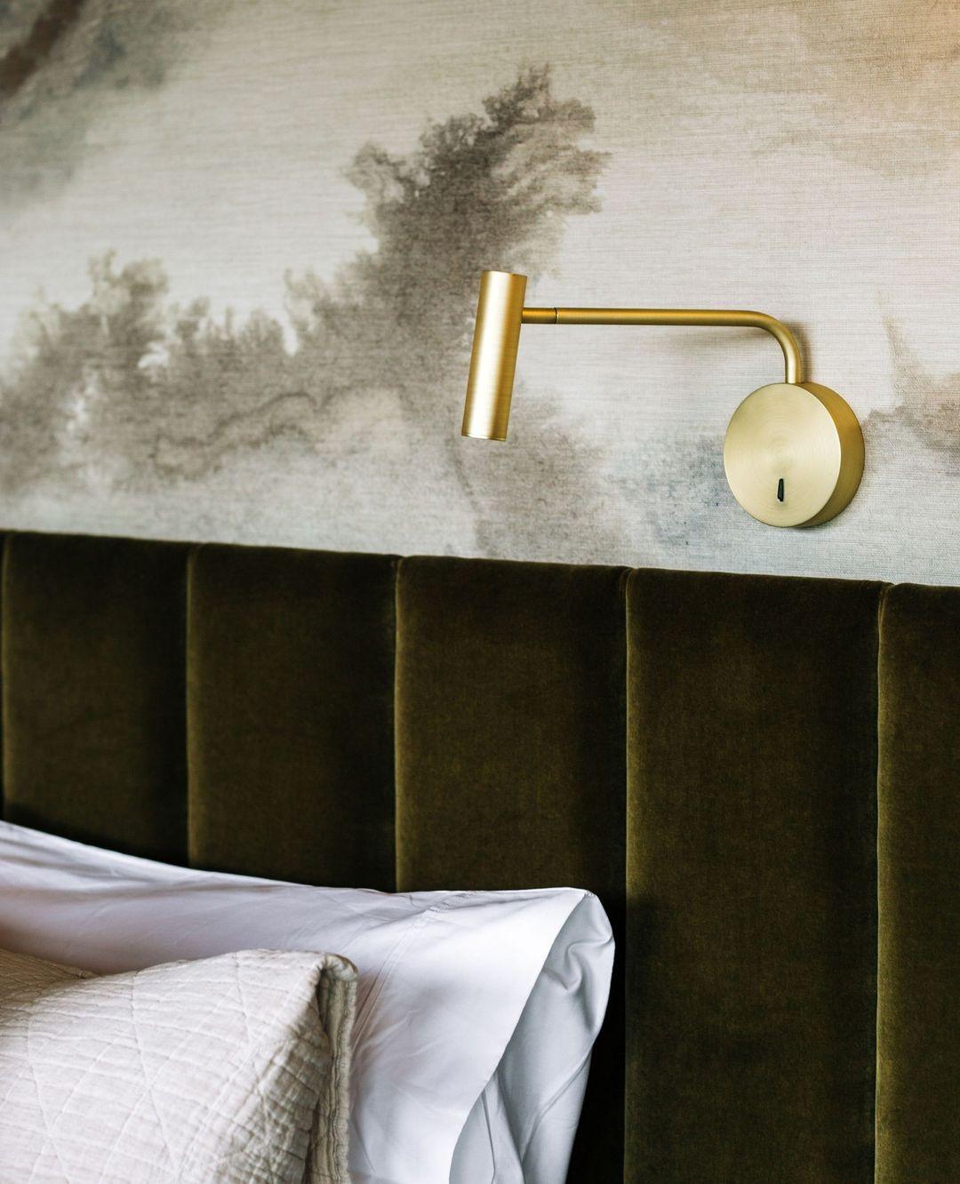 LED Wall Sconce | Metal | Set of 2 | Black, White, Gold, Sand Nickel