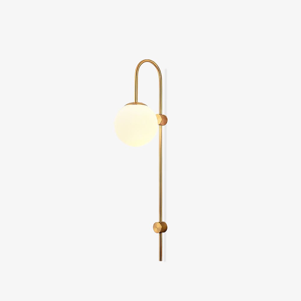 Erikson Sconce | Iron, Glass, Metal | Gold, Black