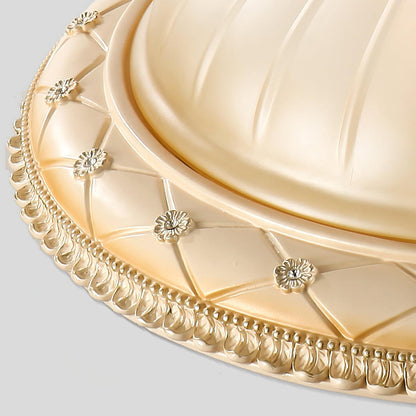 Essentials Flush Ceiling Light | Beige Finish | Indoor Lighting