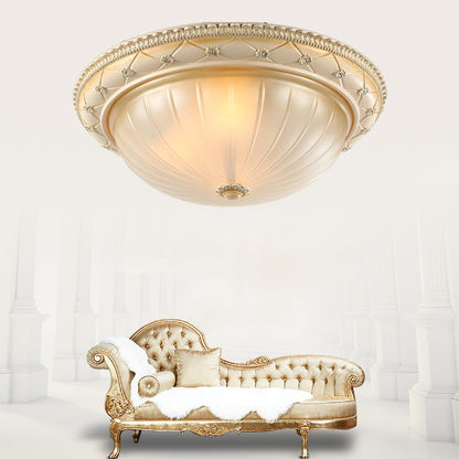 Essentials Flush Ceiling Light | Beige Finish | Indoor Lighting