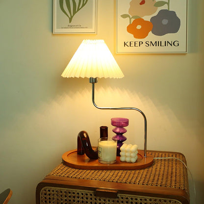 Eterna Table Lamp | Metal Frame & Fabric Shade | 4 Colors Available