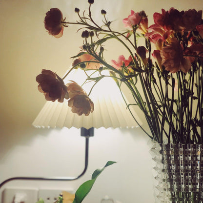 Eterna Table Lamp | Metal Frame & Fabric Shade | 4 Colors Available