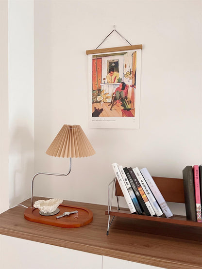 Eterna Table Lamp | Metal Frame & Fabric Shade | 4 Colors Available