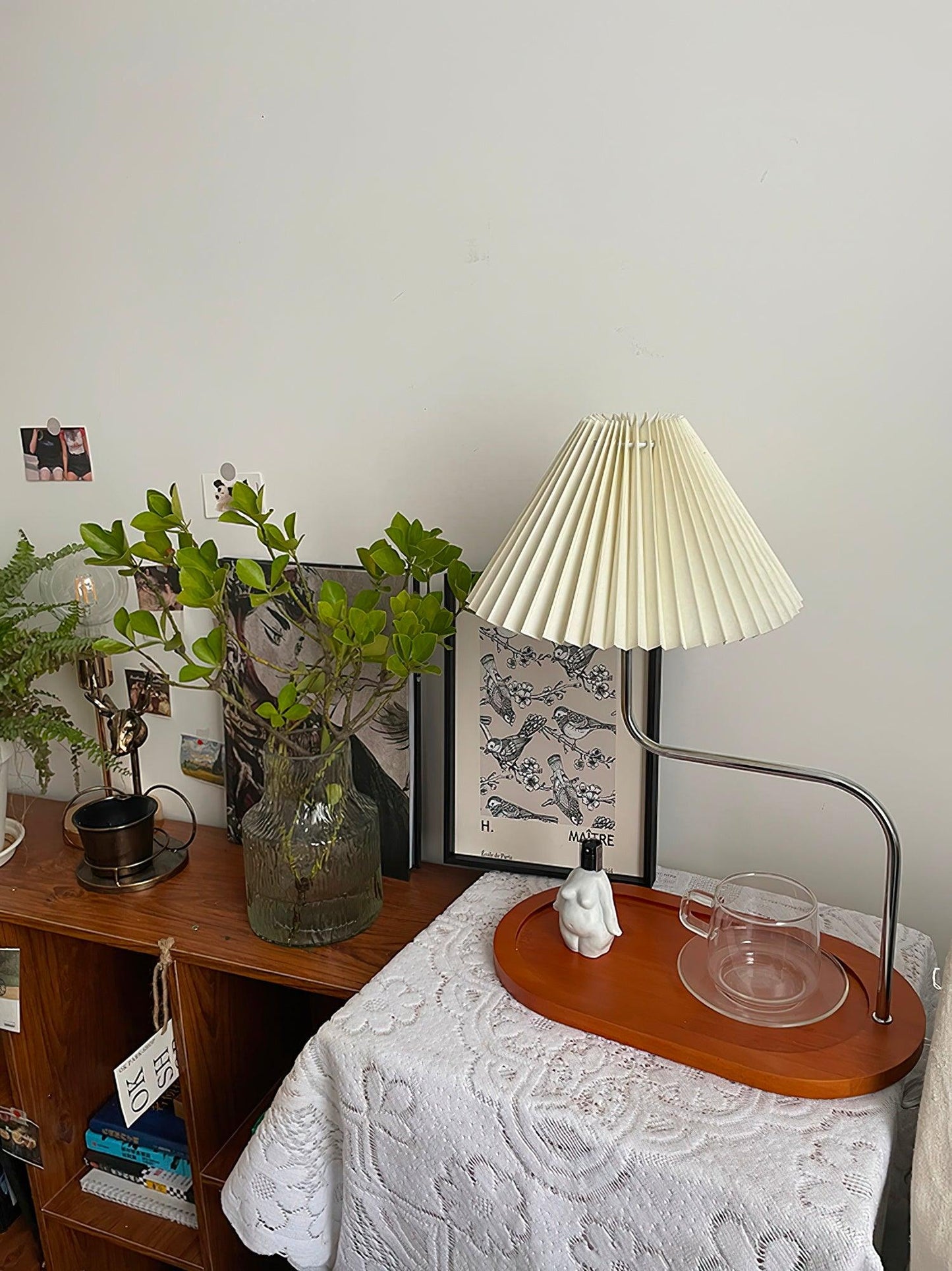 Eterna Table Lamp | Metal Frame & Fabric Shade | 4 Colors Available