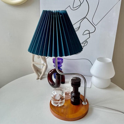 Eterna Table Lamp | Metal Frame & Fabric Shade | 4 Colors Available