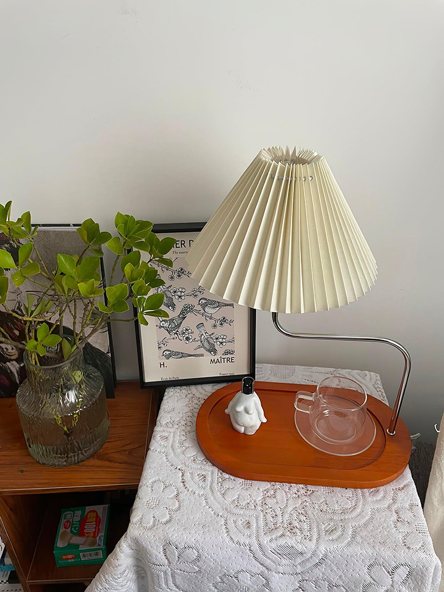 Eterna Table Lamp | Metal Frame & Fabric Shade | 4 Colors Available