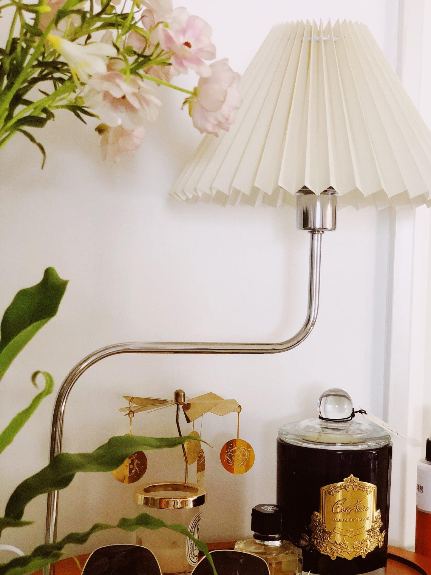 Eterna Table Lamp | Metal Frame & Fabric Shade | 4 Colors Available