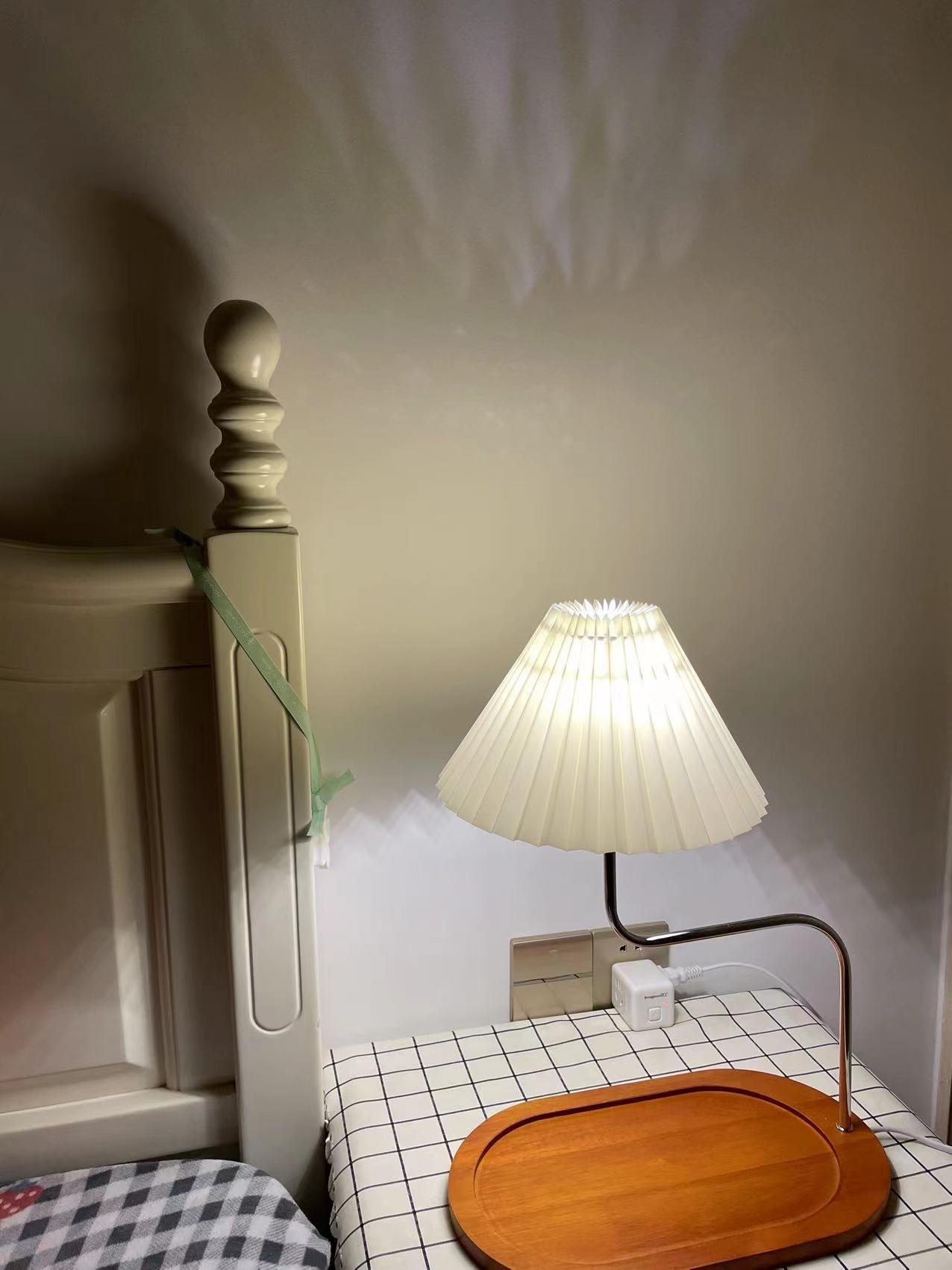 Eterna Table Lamp | Metal Frame & Fabric Shade | 4 Colors Available