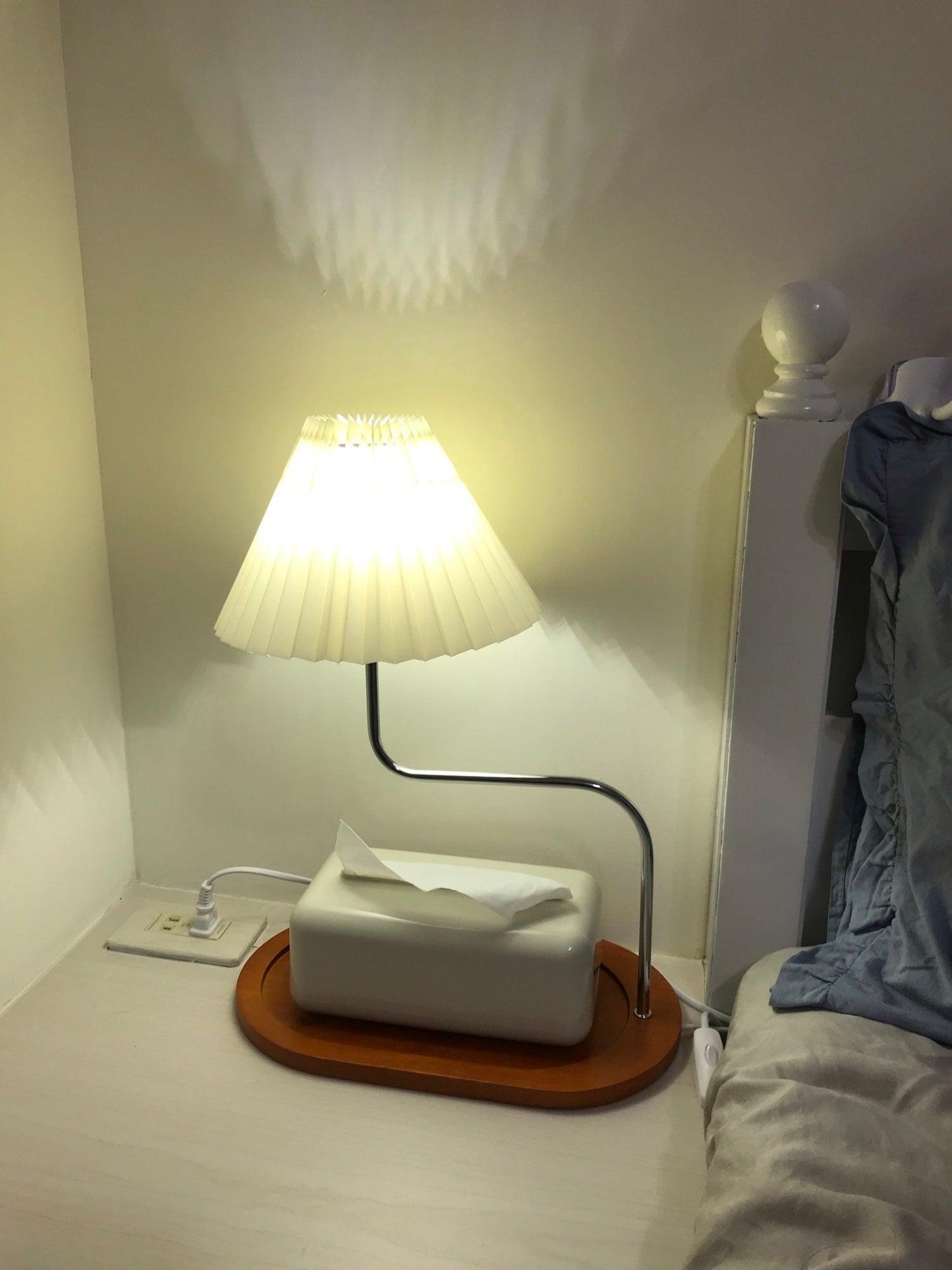 Eterna Table Lamp | Metal Frame & Fabric Shade | 4 Colors Available