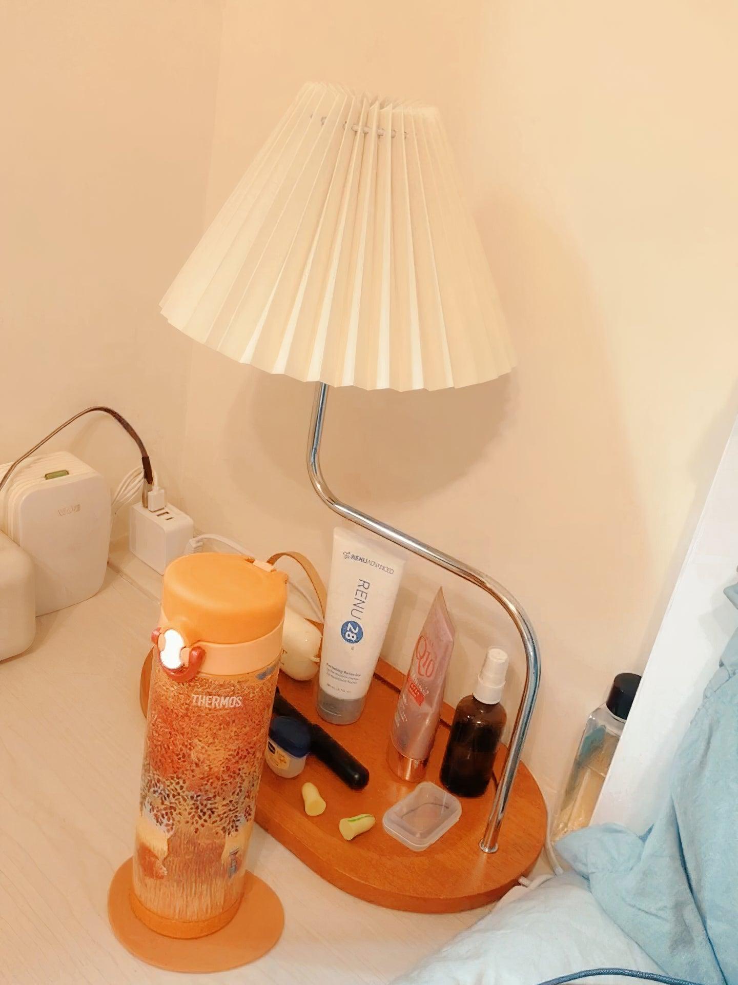 Eterna Table Lamp | Metal Frame & Fabric Shade | 4 Colors Available