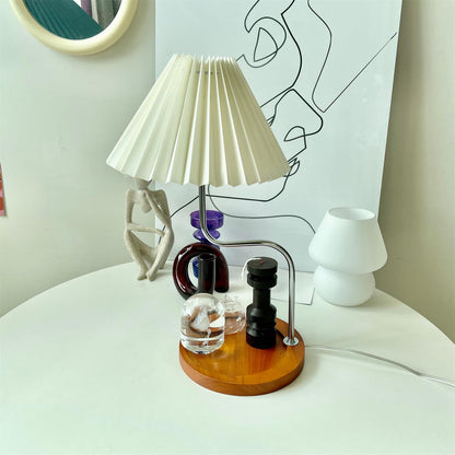 Eterna Table Lamp | Metal Frame & Fabric Shade | 4 Colors Available