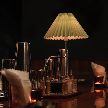 Eterna Table Lamp | Metal Frame & Fabric Shade | 4 Colors Available
