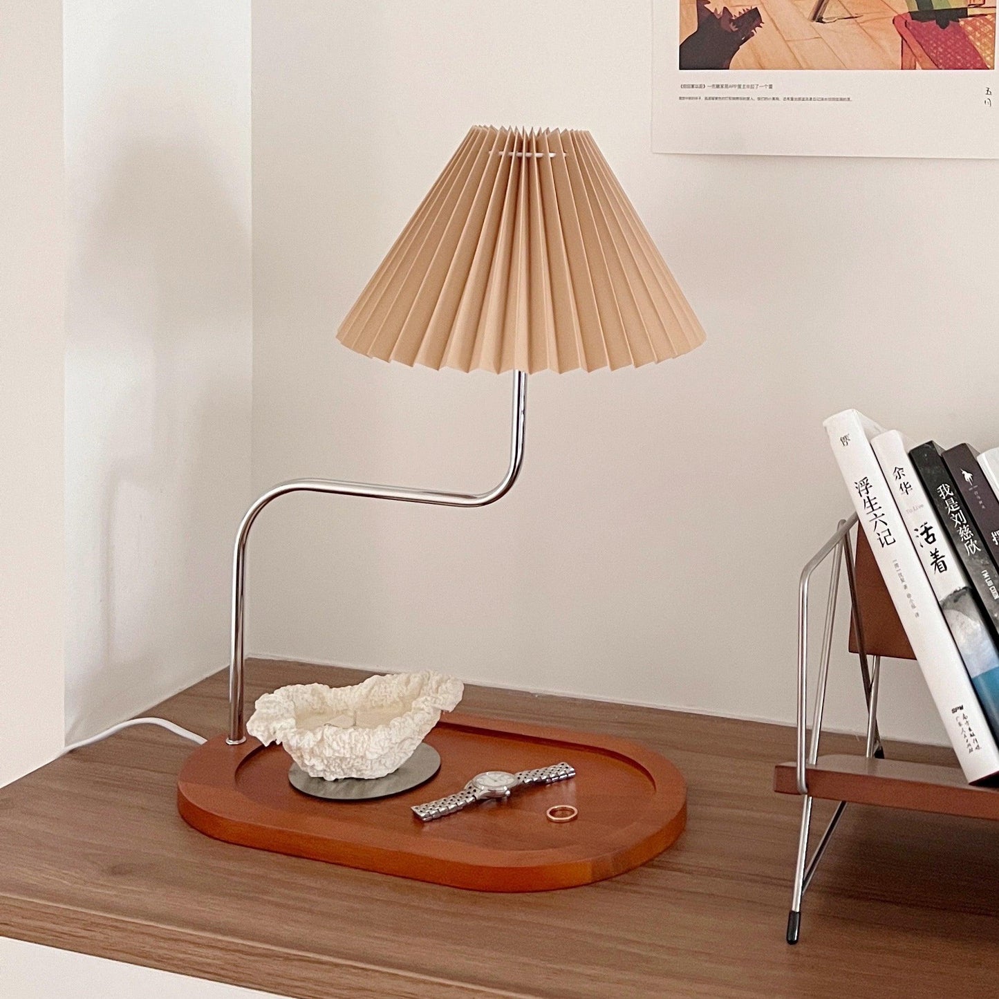Eterna Table Lamp | Metal Frame & Fabric Shade | 4 Colors Available