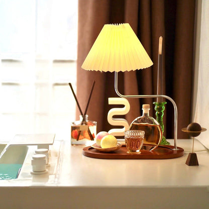 Eterna Table Lamp | Metal Frame & Fabric Shade | 4 Colors Available