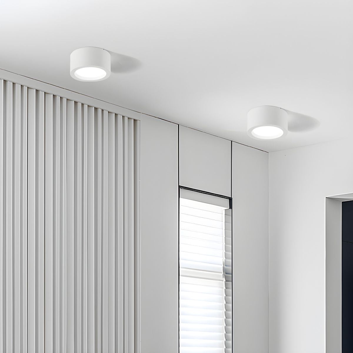 Ethan Surface Ceiling Light | Modern LED | Black
