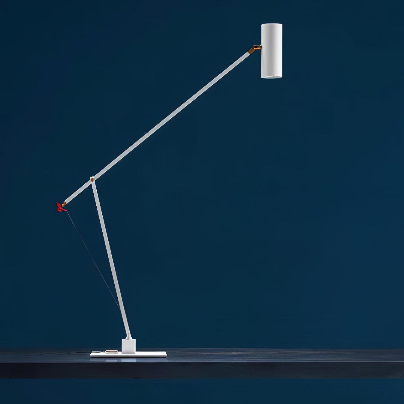 Ettorino Table Lamp | Adjustable Metal Design | Red, Yellow & Blue