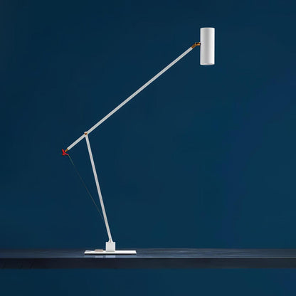 Ettorino Table Lamp | Adjustable Metal Design | Red, Yellow & Blue