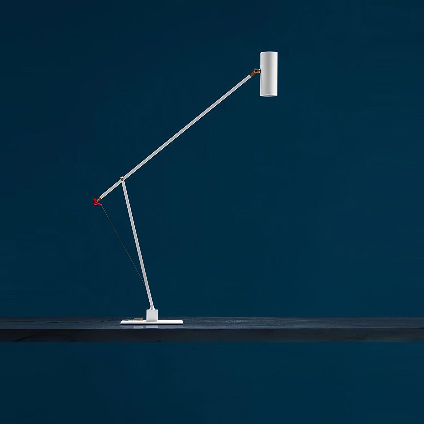 Ettorino Table Lamp | Adjustable Metal Design | Red, Yellow & Blue