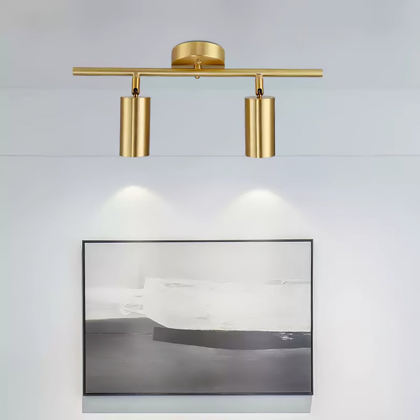 Evanna Ceiling Light | Adjustable Spotlight | Black, White, Gold