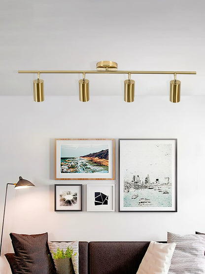 Evanna Ceiling Light | Adjustable Spotlight | Black, White, Gold