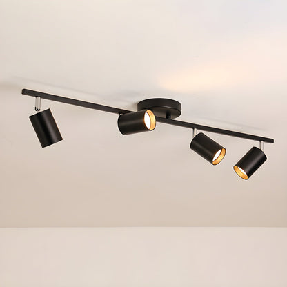 Evanna Ceiling Light | Adjustable Spotlight | Black, White, Gold