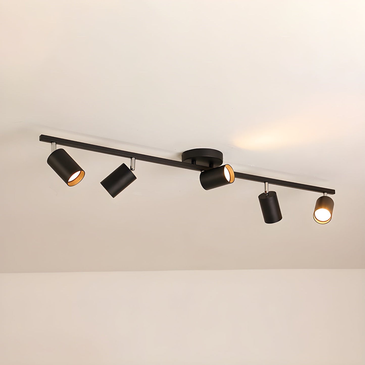 Evanna Ceiling Light | Adjustable Spotlight | Black, White, Gold