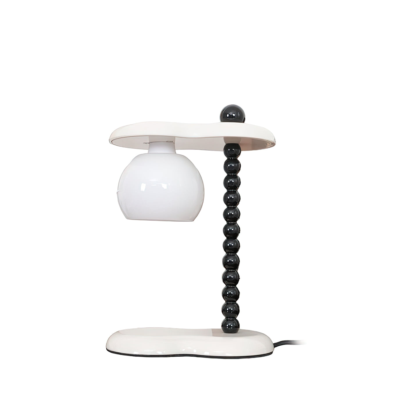 Everalda Table Lamp | Metal & Glass | Green+Red, Red+Black, Beige+Black, Beige