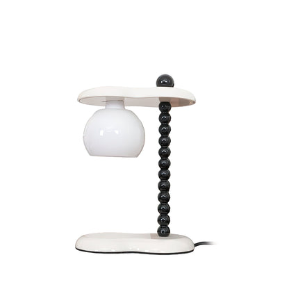 Everalda Table Lamp | Metal & Glass | Green+Red, Red+Black, Beige+Black, Beige