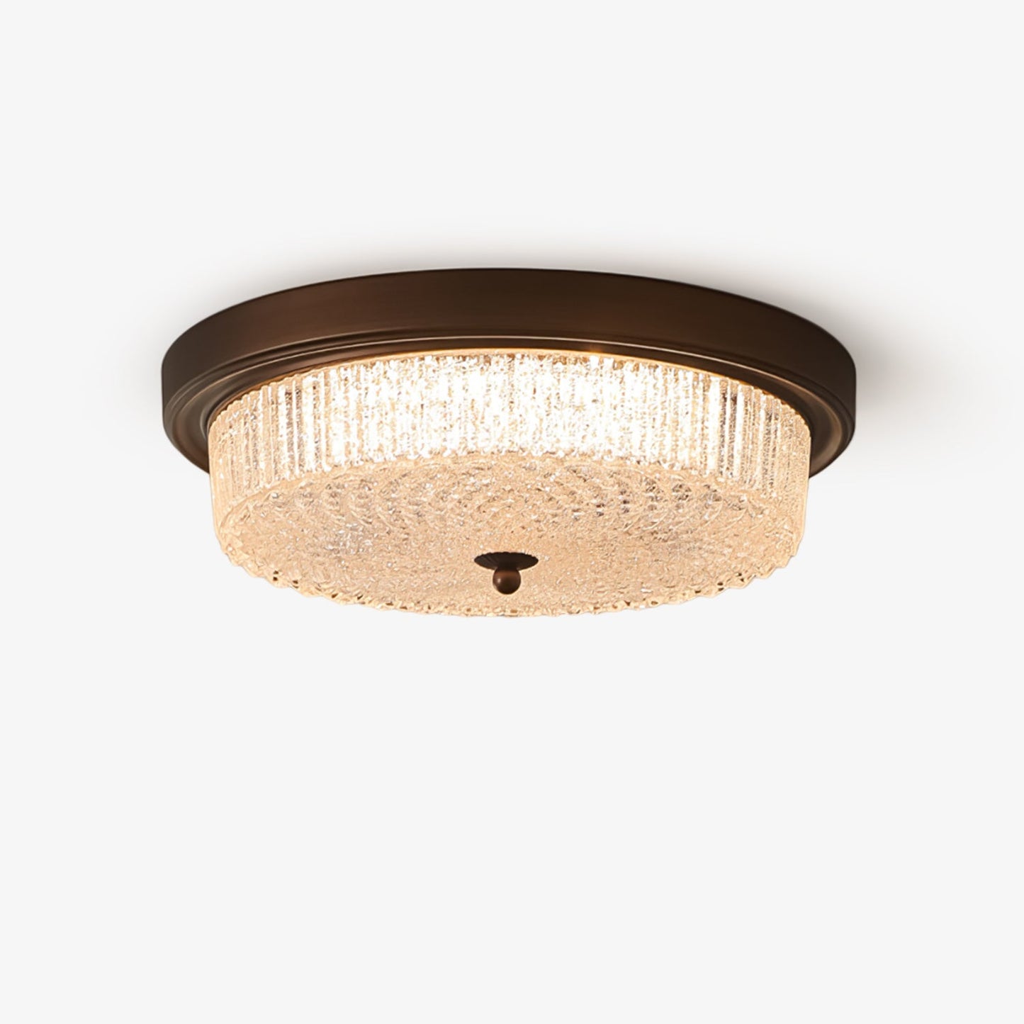 Fabula Ceiling Lamp | Vintage Bronze | Opaque Glass