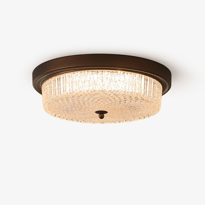 Fabula Ceiling Lamp | Vintage Bronze | Opaque Glass