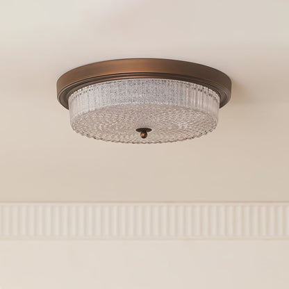 Fabula Ceiling Lamp | Vintage Bronze | Opaque Glass