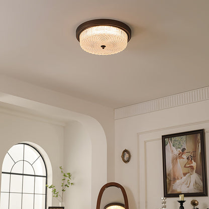 Fabula Ceiling Lamp | Vintage Bronze | Opaque Glass
