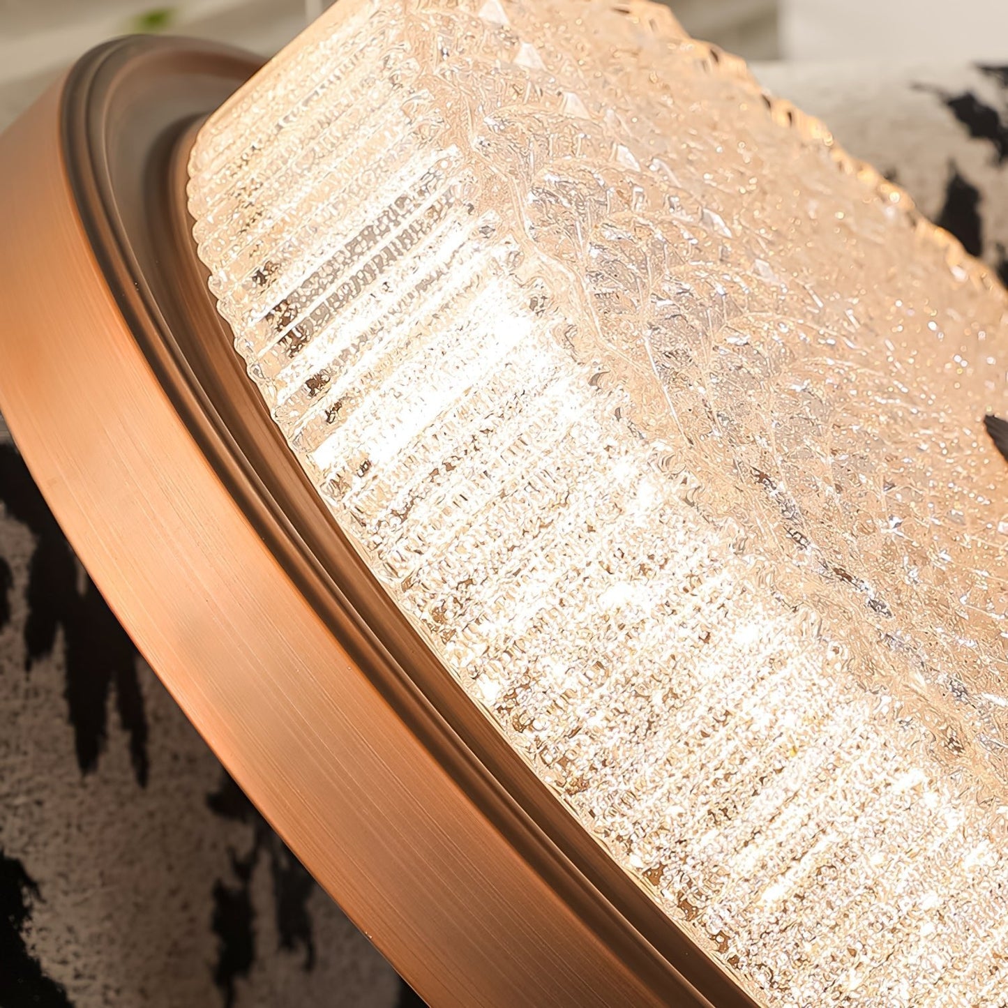 Fabula Ceiling Lamp | Vintage Bronze | Opaque Glass