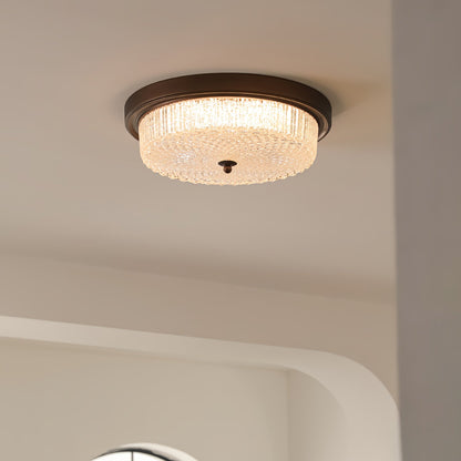 Fabula Ceiling Lamp | Vintage Bronze | Opaque Glass