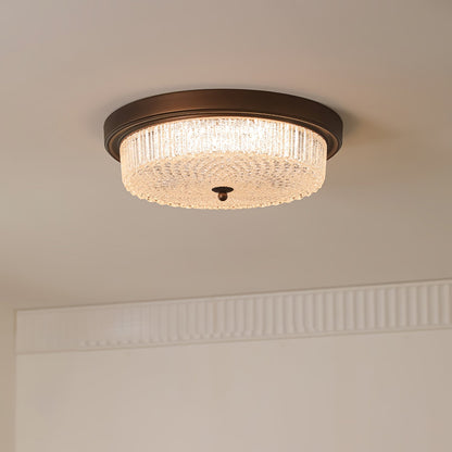 Fabula Ceiling Lamp | Vintage Bronze | Opaque Glass