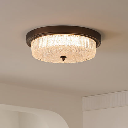 Fabula Ceiling Lamp | Vintage Bronze | Opaque Glass