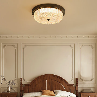Fabula Ceiling Lamp | Vintage Bronze | Opaque Glass