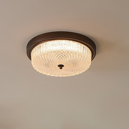Fabula Ceiling Lamp | Vintage Bronze | Opaque Glass
