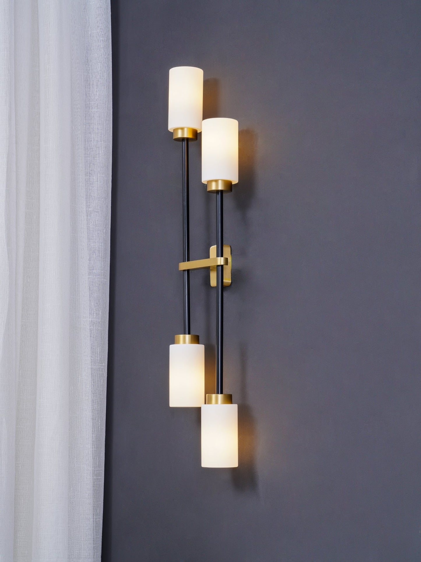 Farol Wall Light | Brass & Glass | Single/Double