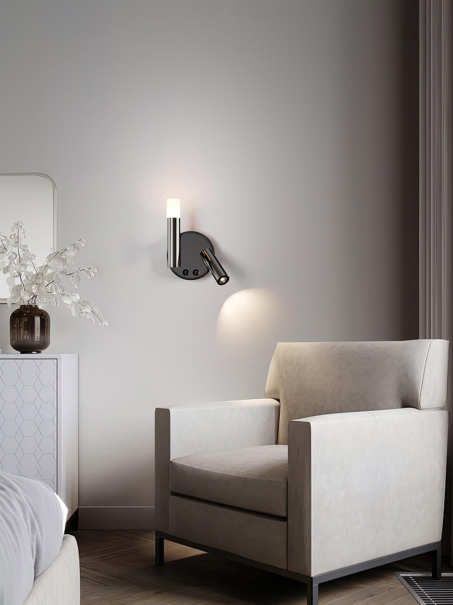 Fedde Wall Lamp | Adjustable LED | Black or White