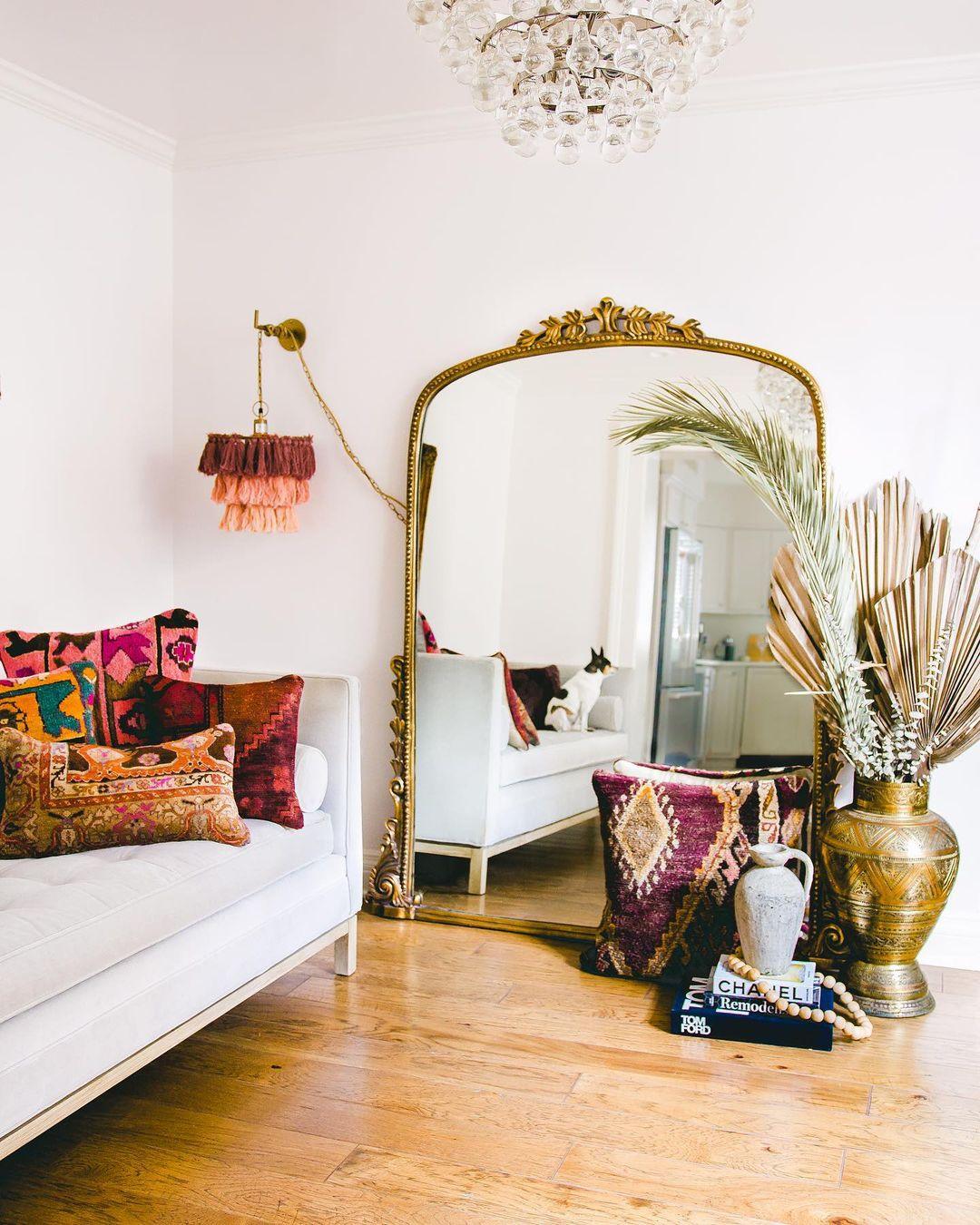 Fela Tassel Wall Lamp | Metal, Iron, Fabric Tassel | Gold, White, Pink, Multicolor