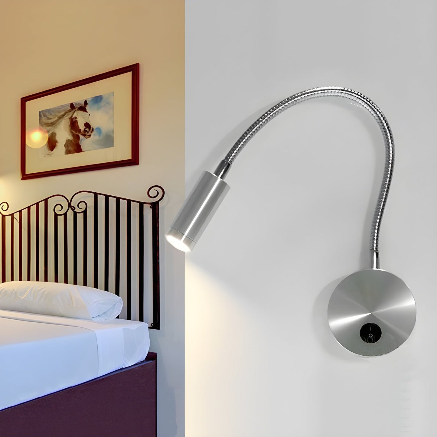 Felix Flex Reading Wall Lamp | Metal | Black