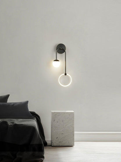 Ferra LED Wall Light | Brass, Acrylic, Aluminum | Set of 2