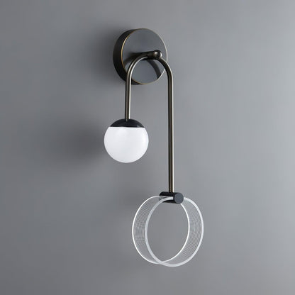 Ferra LED Wall Light | Brass, Acrylic, Aluminum | Set of 2