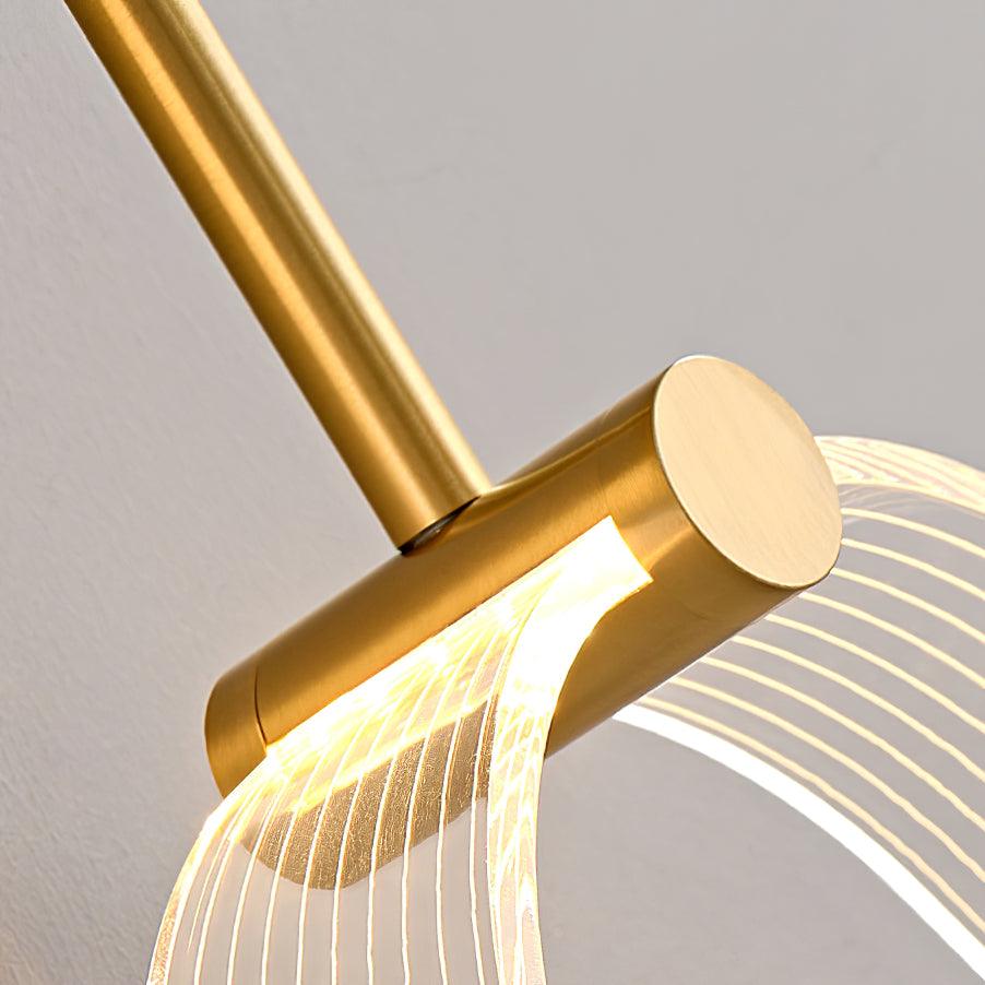 Ferra LED Wall Light | Brass, Acrylic, Aluminum | Set of 2